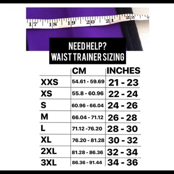 (2XS) OCEAN BLUE MARBLE WAIST TRAINER CORSET - Picture 8 of 8